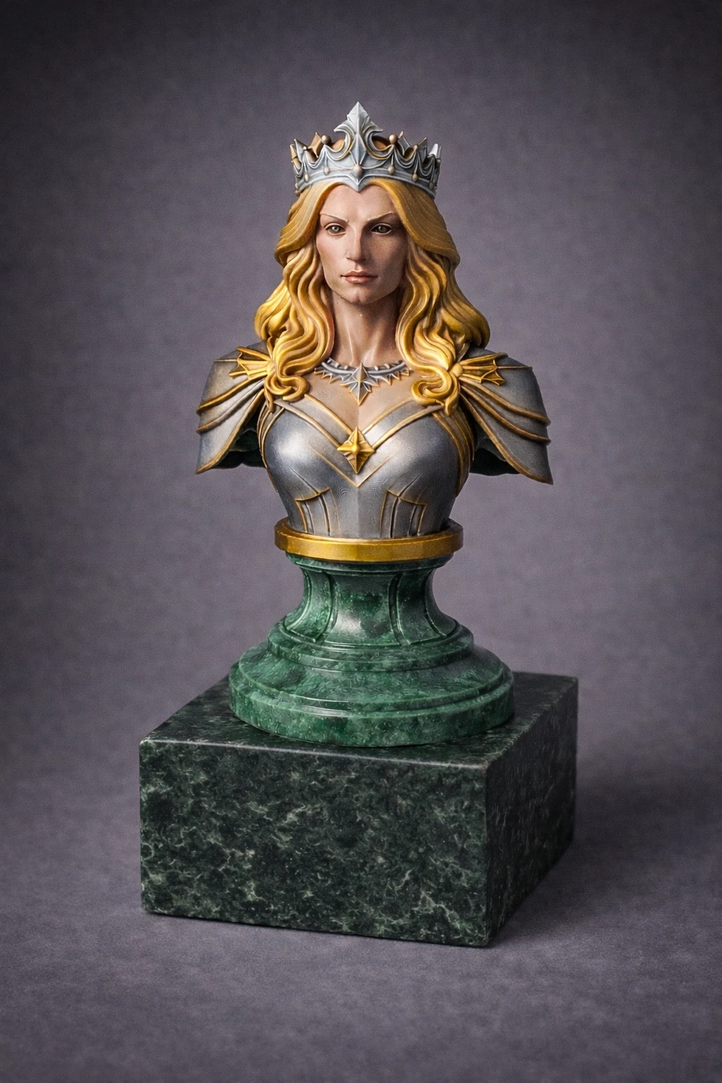 Regină – Luxury Edition (marmură verde)