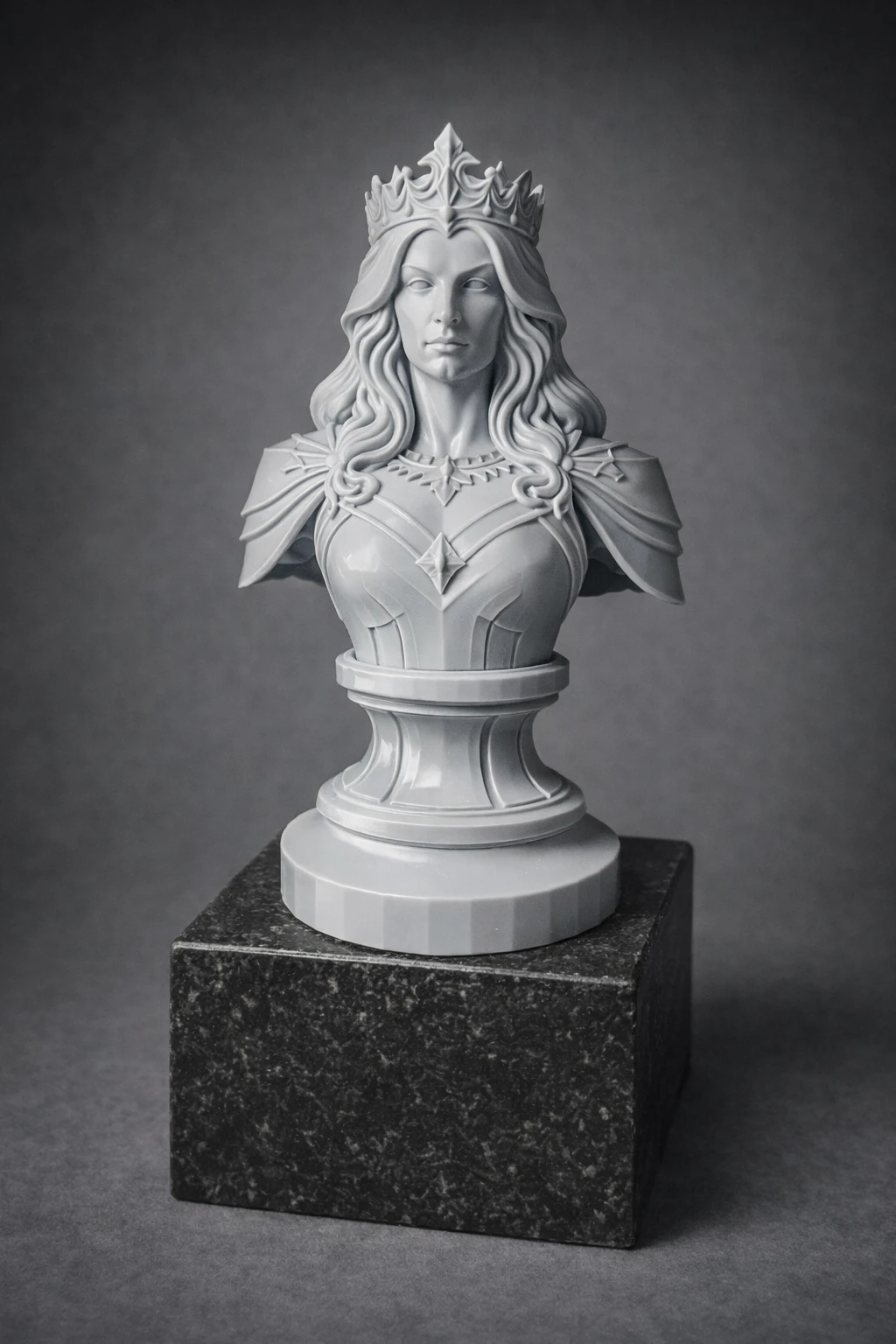 Regină – Premium Edition (marmură neagră)