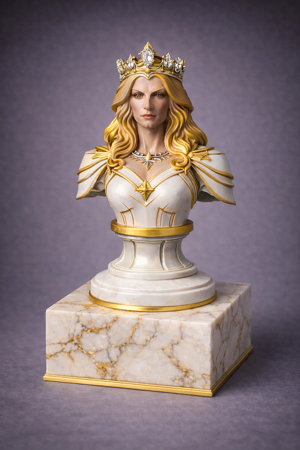 Regină – Ultra Luxury Edition (marmură albă)